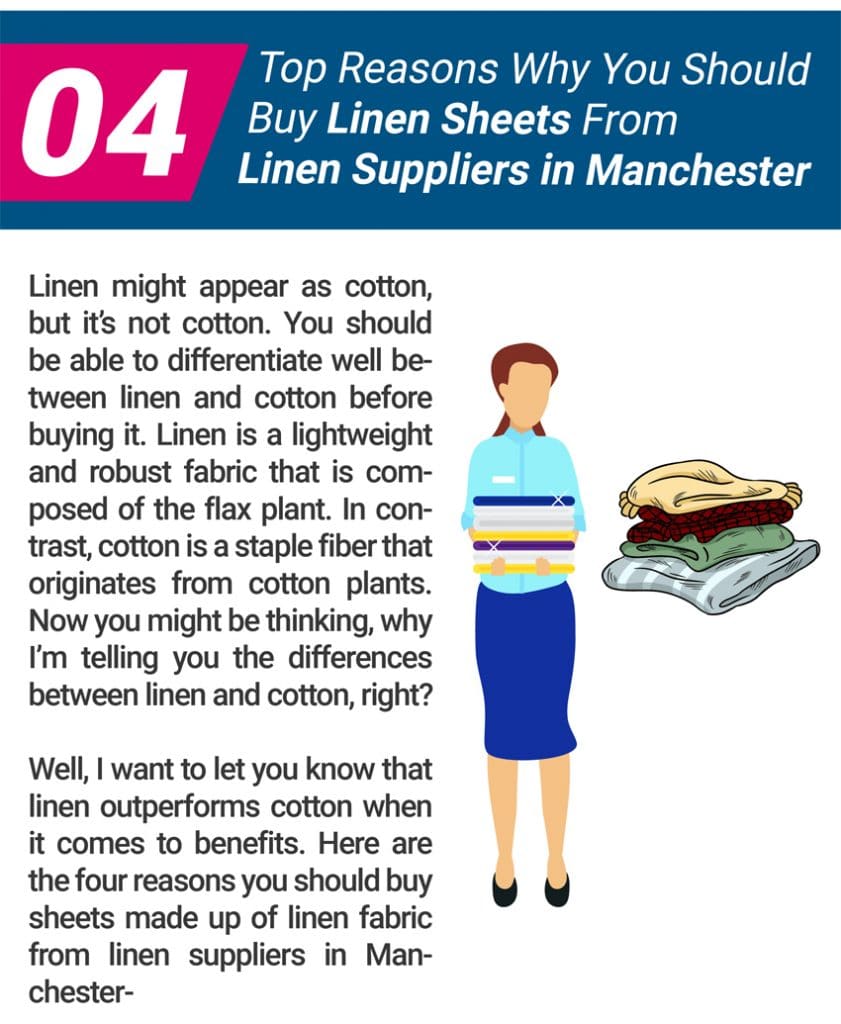 Top 4 Reasons Why You Should Buy Linen Sheets From Linen Suppliers in